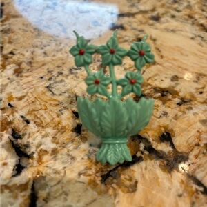 Vintage Flower Tie Back Pin